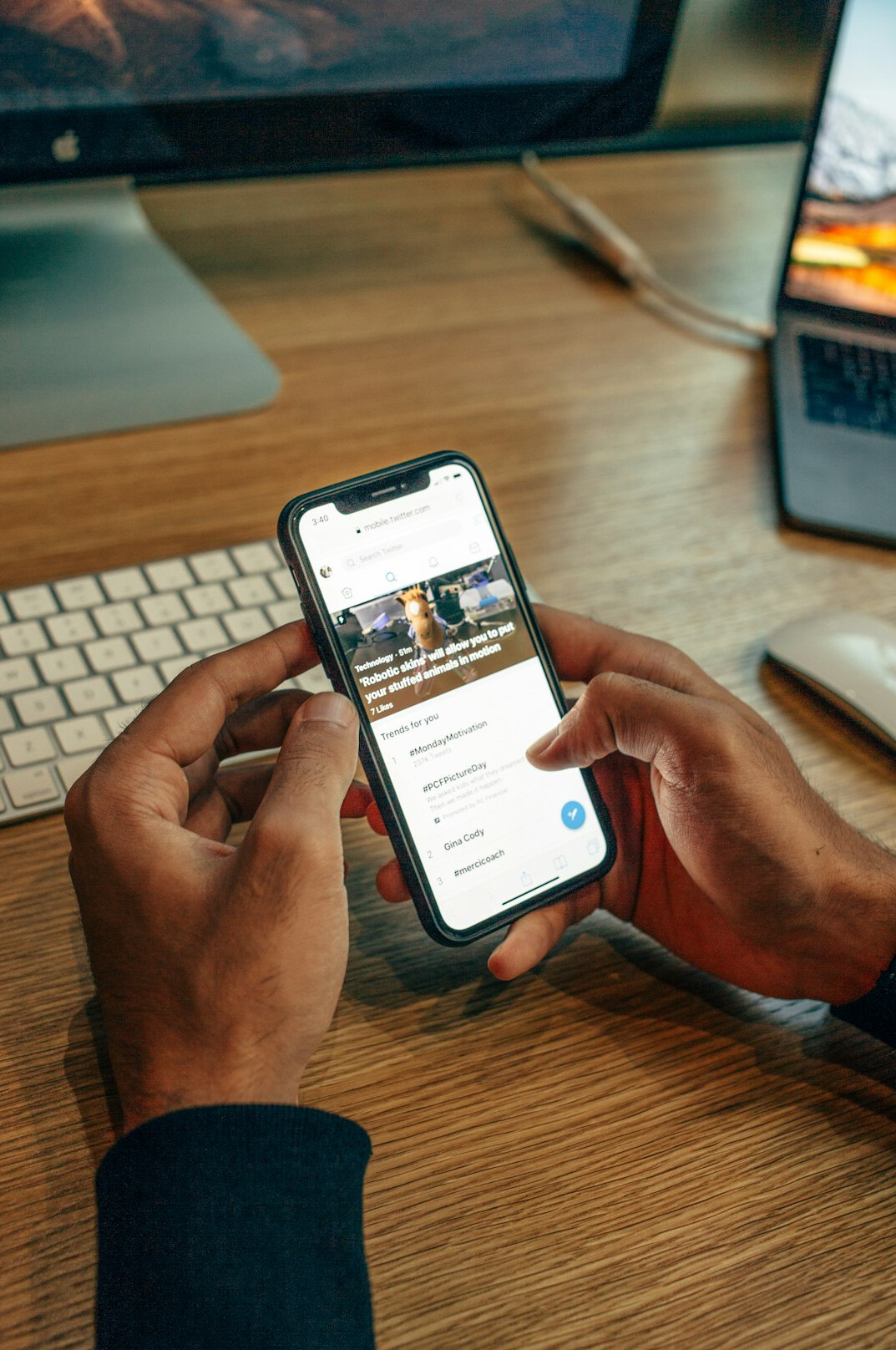 customer using insurance app
