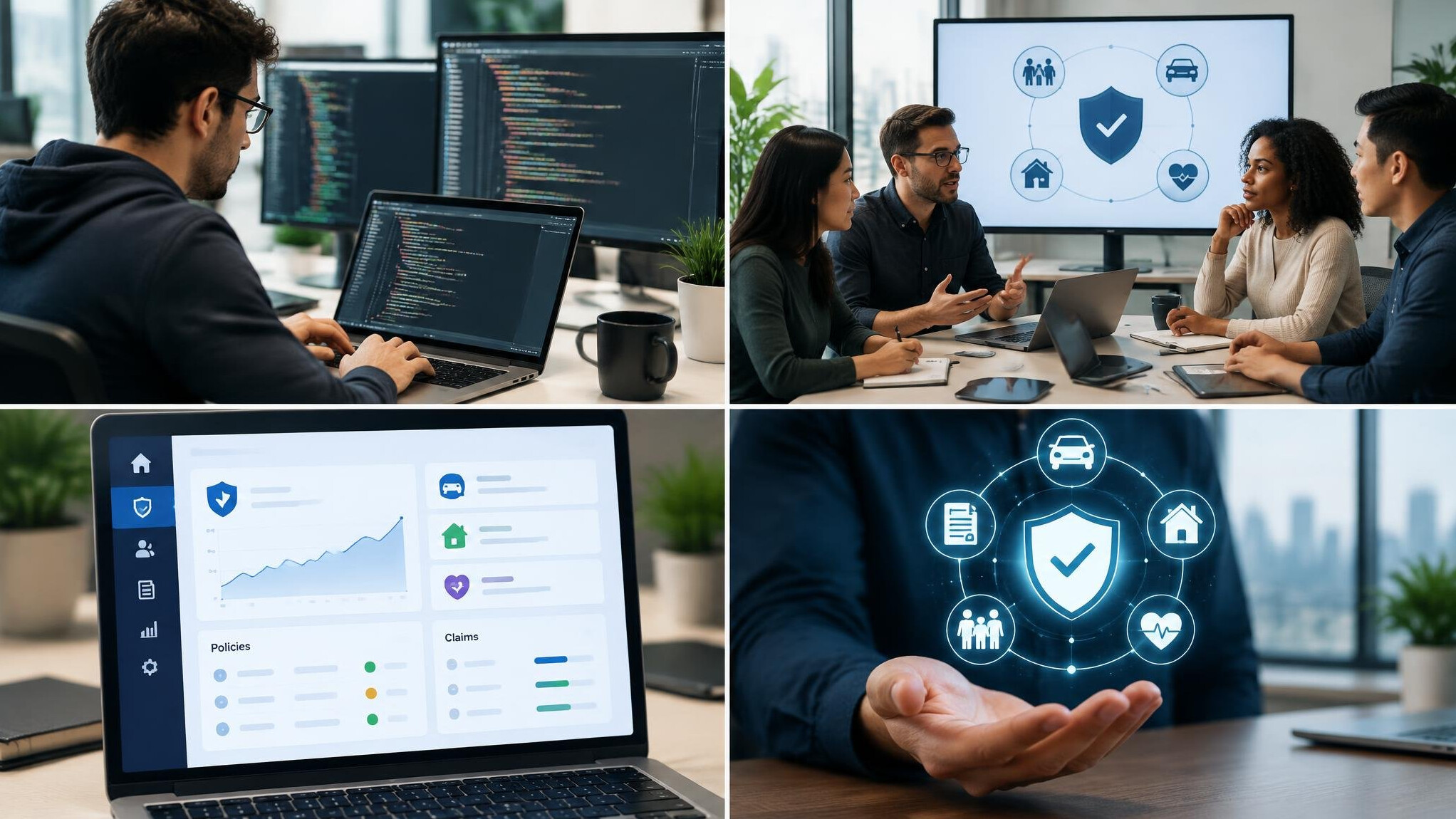 insurance software developer coding